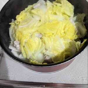 白菜と豚バラの重ね蒸し煮